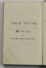 Trojice hebrejských modlitebních knih [Max Emanuel Stern (1811-1873)]