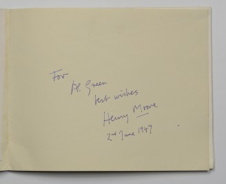KATALOG DER ZEICHNUNGEN VON HENRY MOORE, MIT WIDMUNG [Henry Moore (1898-1986)]