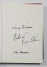 BOOK MRS. NEWTON WITH SIGNATURES OF JUNE NEWTON AND HELMUT NEWTON [June Newton (Alice Springs) (1923)]