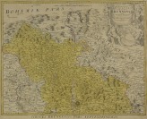 MAPA BRNĚNSKÉHO KRAJE - SEVERNÍ ČÁST [Johann Baptist Homann (1664-1724) Johann Christoph Müller (1673-1721)]