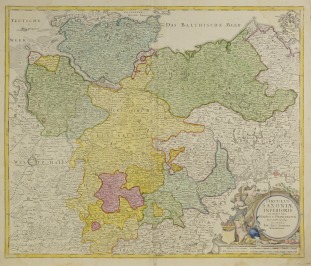 MAP OF LOWER SAXONY [Johann Baptist Homann (1664-1724)]