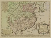 LANDKARTE VON CHINA [Nicolas Bellin (1703-1772) Jacobus van der Schley (1715-1779)]