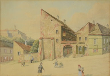 Brno - Pohled na Špilberk [Leopold Masur (1868-1941)]