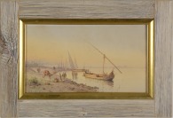 Na břehu Nilu v Káhiře - ostrov Gesireh [Spyridon Scarvelli (1862-1942)]