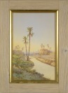 LANDSCAPE IN EL MATAREYI, EGYPT [Spyridon Scarvelli (1862-1942)]