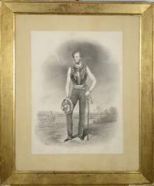 Portrét vojáka [Josef Kriehuber (1800-1876)]