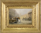Trh v městečku [Emil Barbarini (1855-1930)]