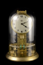 TABLE CLOCK WITH GLASS COVER