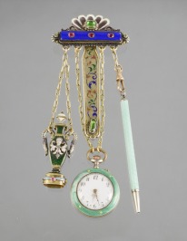CHATELAINE WITH WATCH