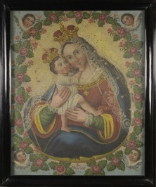 PASSAU-MADONNA IN A WREATH OF ROSES