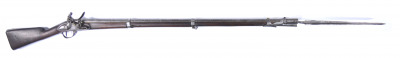 Křesadlová puška m. 1777 s bajonetem