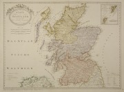 Mapa Skotska [Franz Johann Joseph von Reilly (1766-1820) Anton Benedicti]