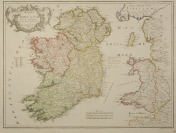 Mapa Irska [Franz Johann Joseph von Reilly (1766-1820) Kilian Ponheimer (1757-1828)]