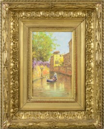 Kanál v Benátkách [Antoinetta Brandeis (1849-1926)]