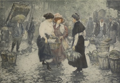 ON THE MARKET [Manuel Robbe (1872-1936)]