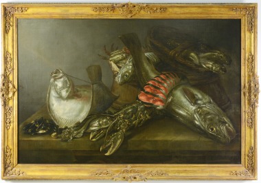 STILL LIFE WITH FISH [Isaac van Duynen (?-1677)]