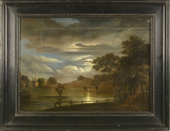 LANDSCAPE IN A MOONLIGHT [Aert I van der Neer (1603-1677)]