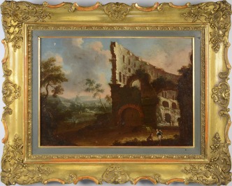 LANDSCAPE WITH ANTIQUE RUINS [Anonym]