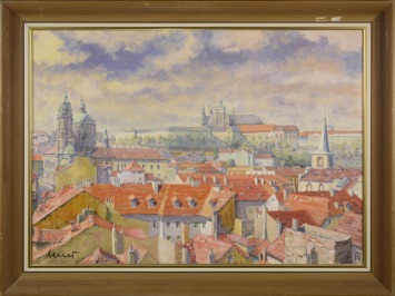 Pražské panorama [Ivan Beneš (1927-?)]