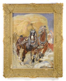 HORSE CARRIAGE [Ludvík Vacátko (1873-1956)]