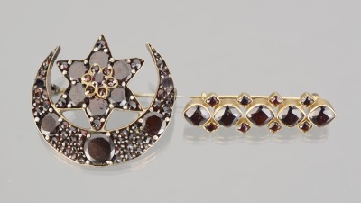 TWO BROOCHES