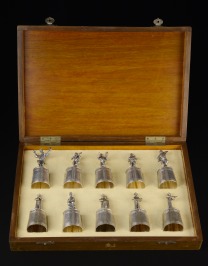SET OF SILVER CUPS