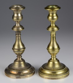 A pair of candlesticks