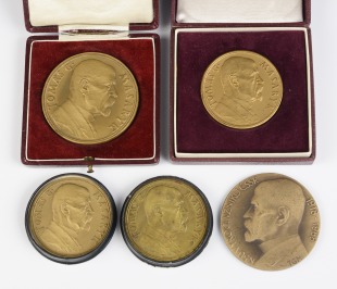 5 Commemorative medals [Otakar Španiel (1881-1955)]