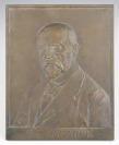 Úmrtní medaile a plaketa T. G. Masaryk [Otakar Španiel (1881-1955) Československo, Kremnica, Mincovna Kremnica]