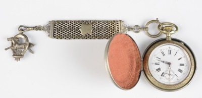 Pocket watch with a chatelaine