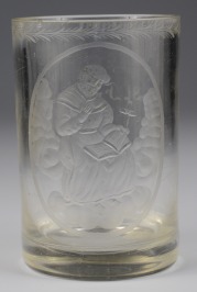 Cup with Saint Francis Seraph