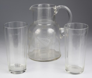 Set of beverage glass