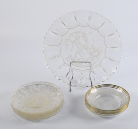 Set of plates and bowls