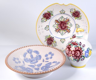 Set of folk ceramics