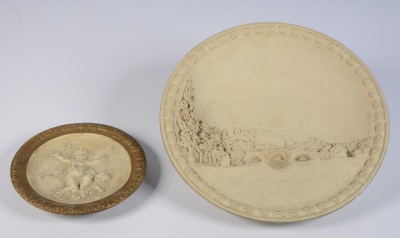 Two hinged plates
