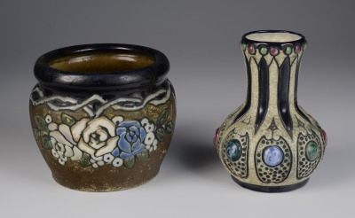 Vase and flower pot