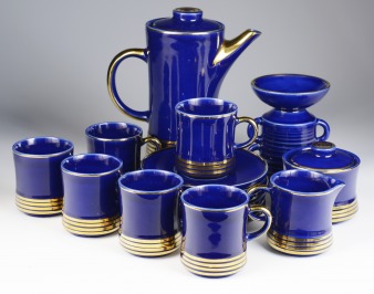 Set of porcelain and ceramics