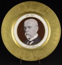 Talíř s portrétem T. G. Masaryka []