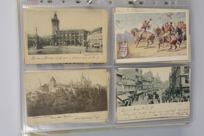 Collection of postcards: Prague before 1919 - 16 pieces