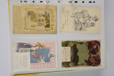 Soubor pohlednic: blahopřejné do r. 1919 - 13 ks