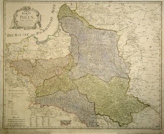 LANDKARTE VON POLEN [Franz Joh. Jos. von Reilly (1766-1820)]