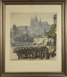 Pohled na Pražský hrad [Vladislav Röhling (1878-1949)]