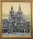 Týnský chrám v zimě [Emil Artur Pittermann - Longen (1885-1936)]