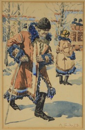 Old man in a fur coat [Antoš Frolka (1877-1935)]