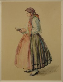 Woman in traditional costume [František Řehořek (1890-1982)]