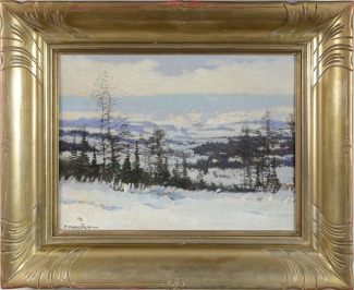 Zima na Valaších [Jaroslav Panuška (1872-1958)]