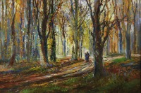 Autumn alley [Ludvík Dobeš (1914-1984)]