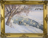 Stream in winter [Karoly Rökk (1891-1970)]