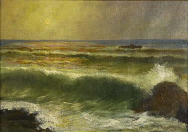 Sunset above the sea [František Hamouz (1887-1961)]