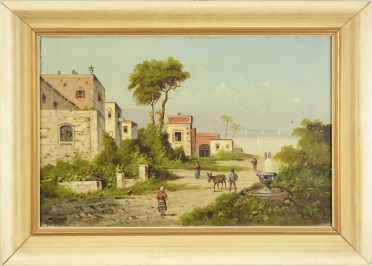 Oriental town [Angelo Costa (1858-1911)]